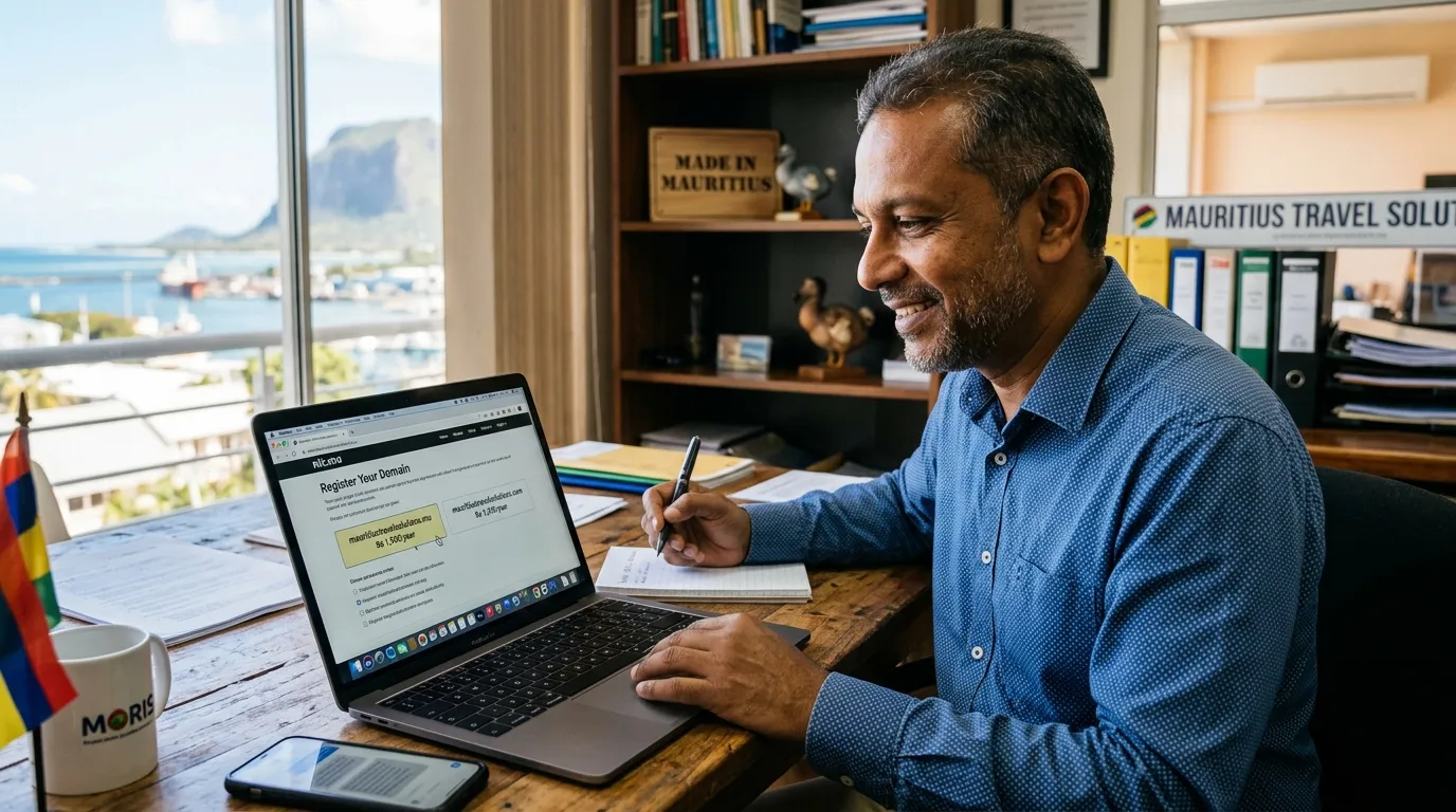 Nom de domaine en .mu ou en .com : quelle extension choisir pour une entreprise à Maurice ?